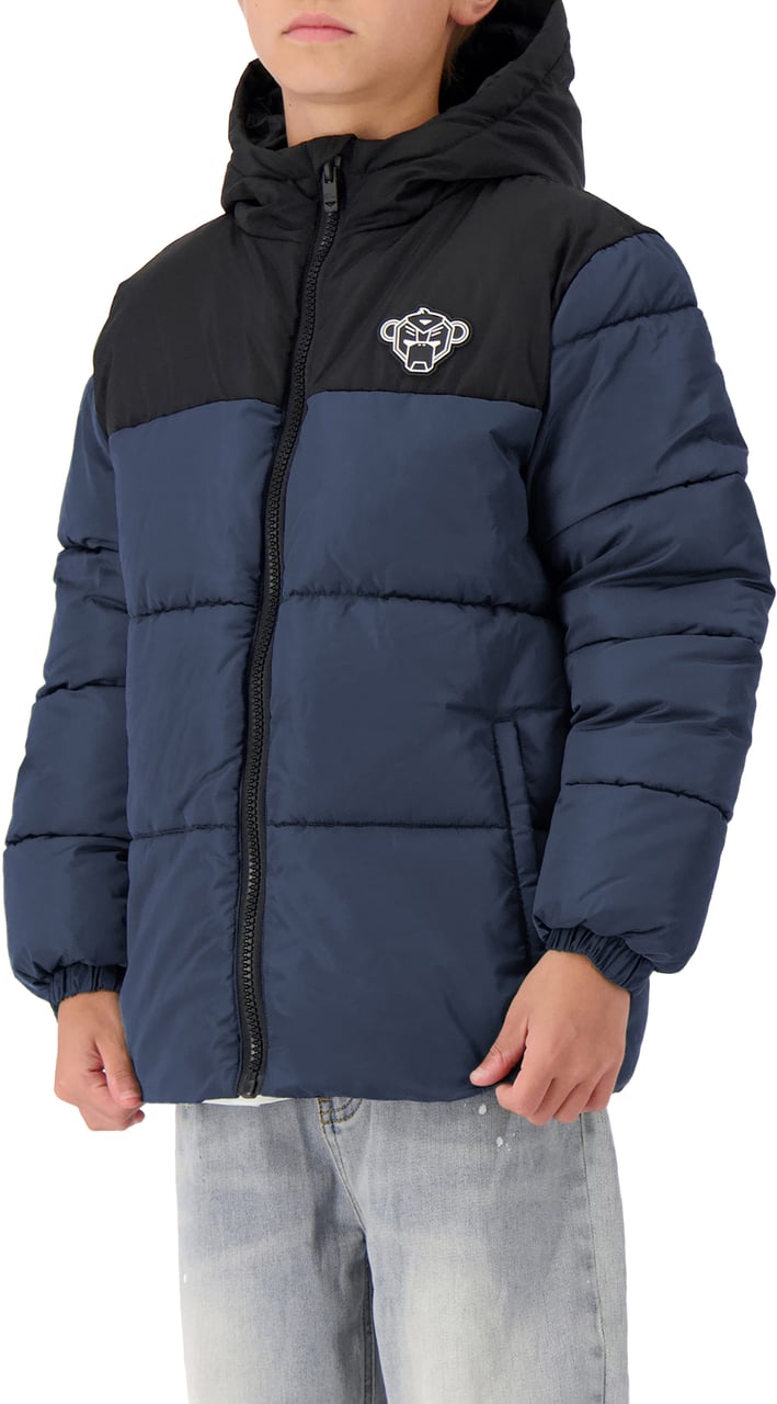Black Bananas Jr. Peek Puffer Jacket Blauw