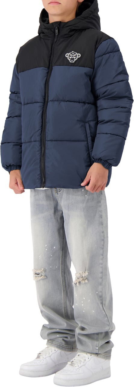 Black Bananas Jr. Peek Puffer Jacket Blauw