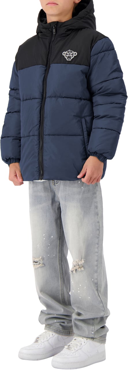 Black Bananas Jr. Peek Puffer Jacket Blauw