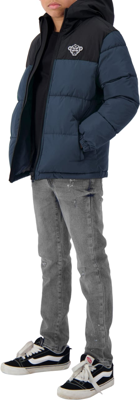 Black Bananas Jr. Peek Puffer Jacket Blauw