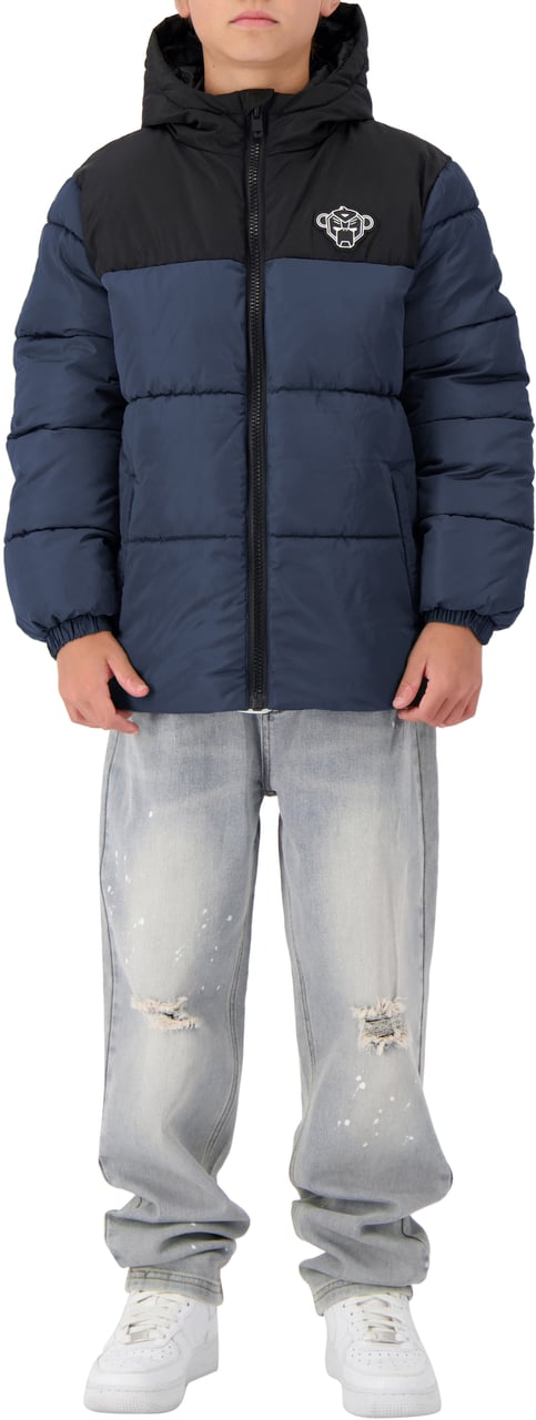 Black Bananas Jr. Peek Puffer Jacket Blauw