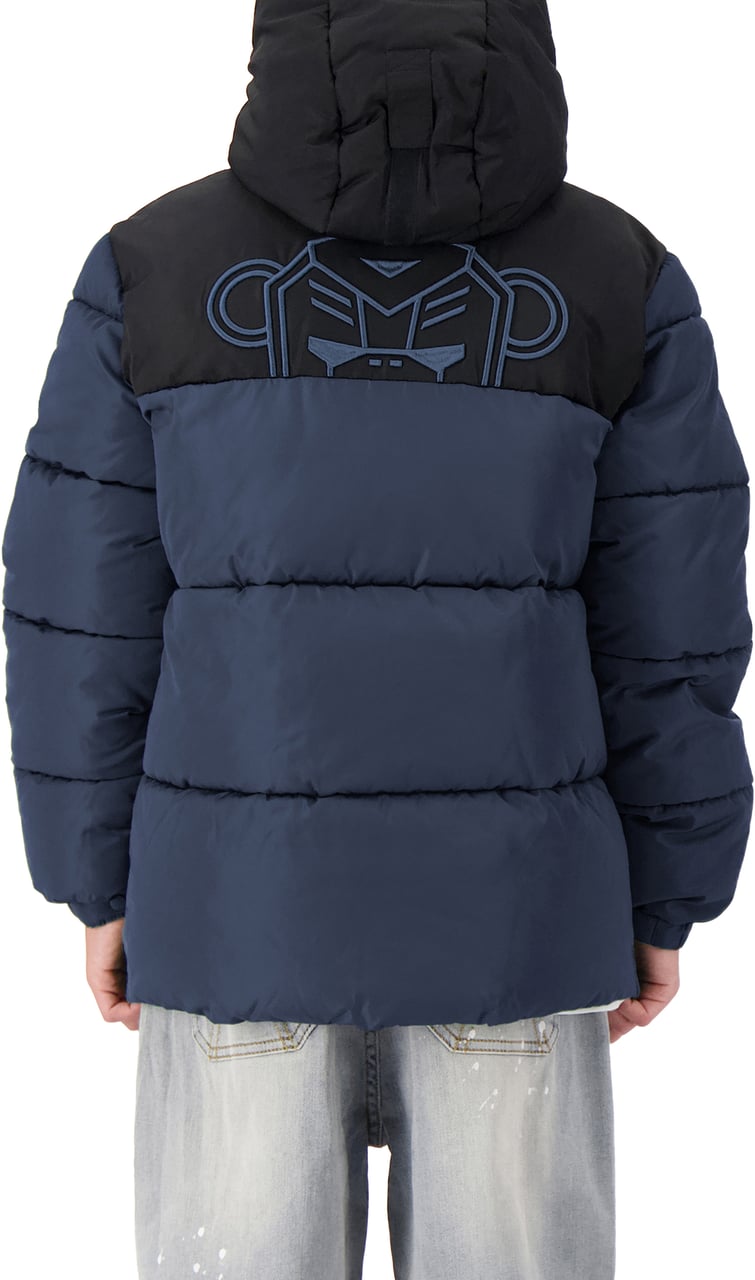 Black Bananas Jr. Peek Puffer Jacket Blauw