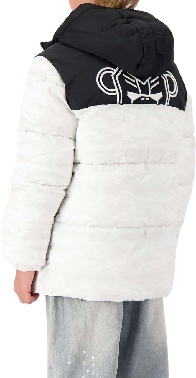 Black Bananas Peek Freeze Puffer Jacket Wit