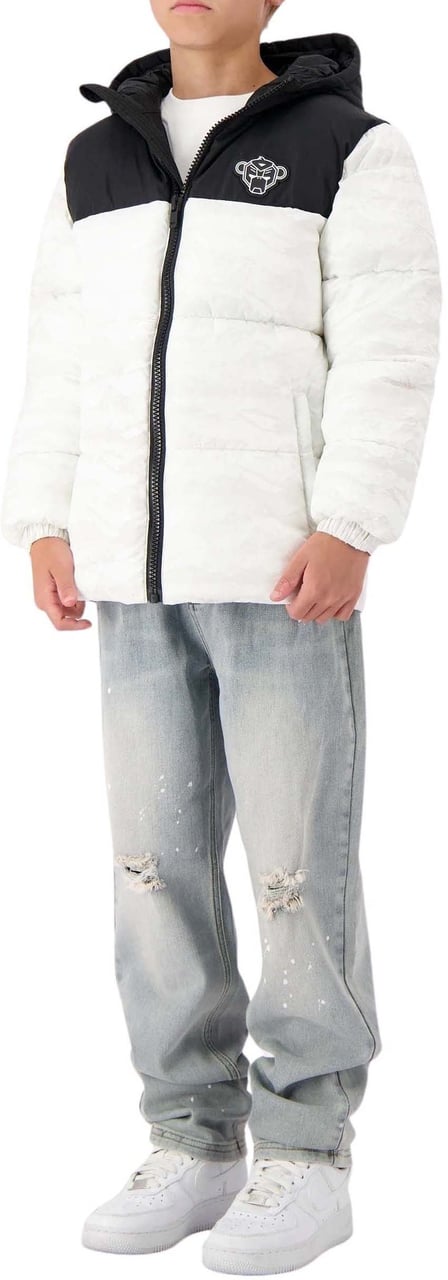 Black Bananas Peek Freeze Puffer Jacket Wit