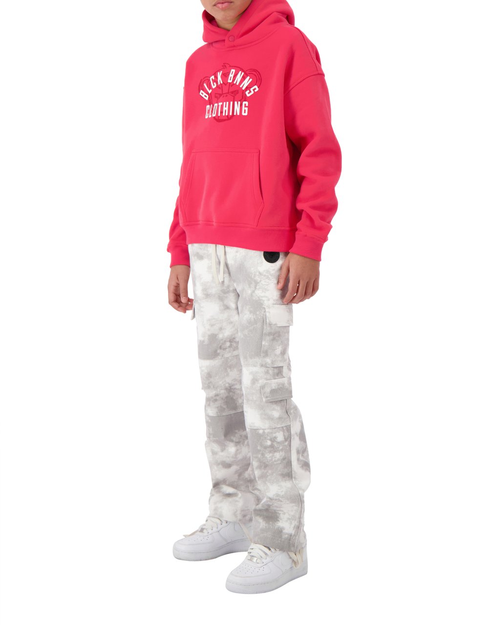 Black Bananas Jr. Arch Convoy Hoodie Rood