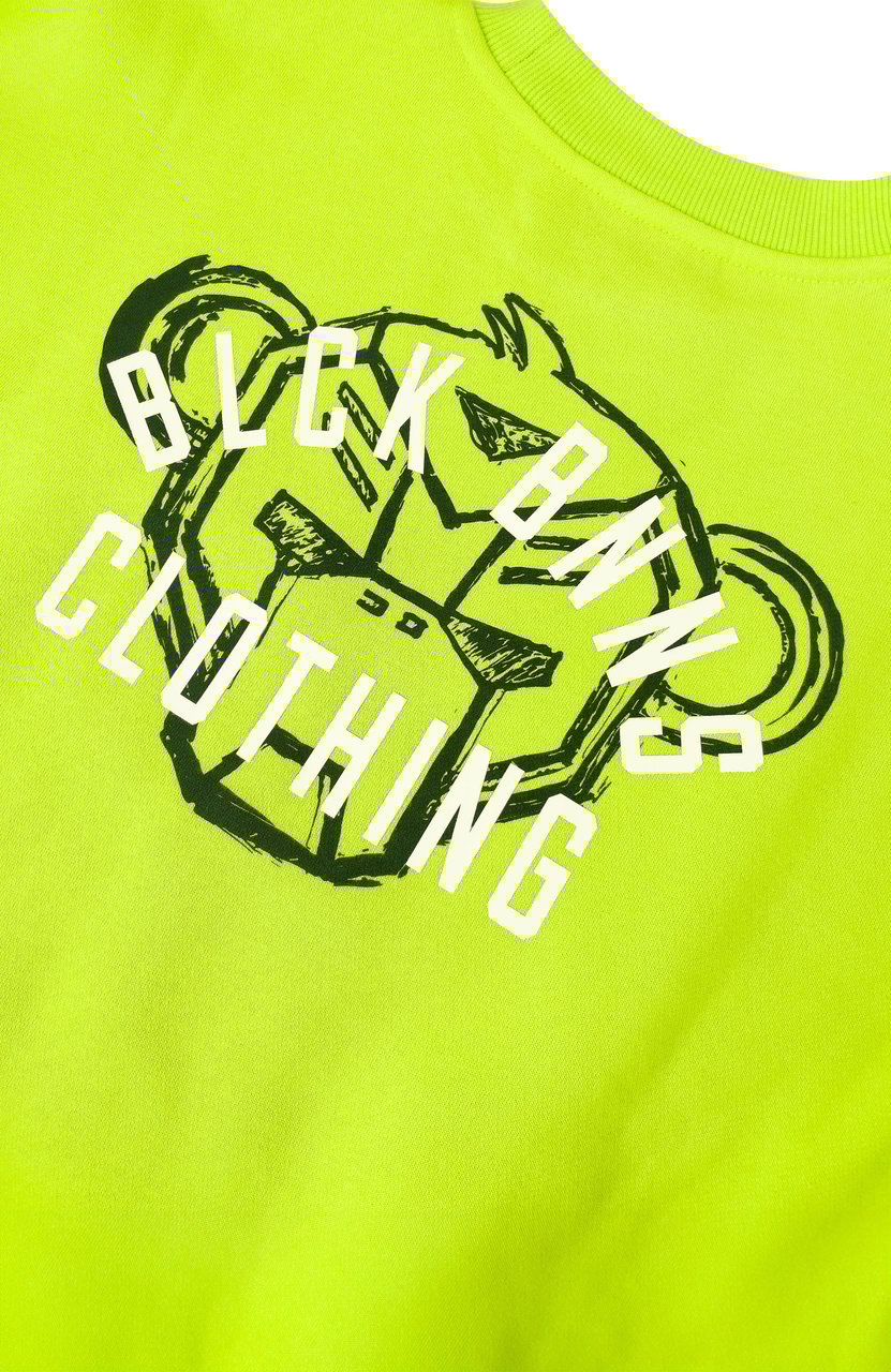 Black Bananas Jr. Arch Convoy 2.0 Crewneck Geel