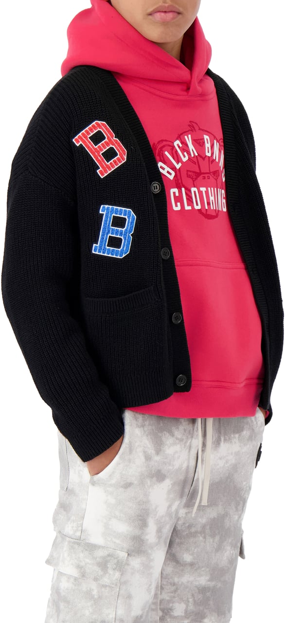 Black Bananas Jr. Convoy Cardigan Zwart