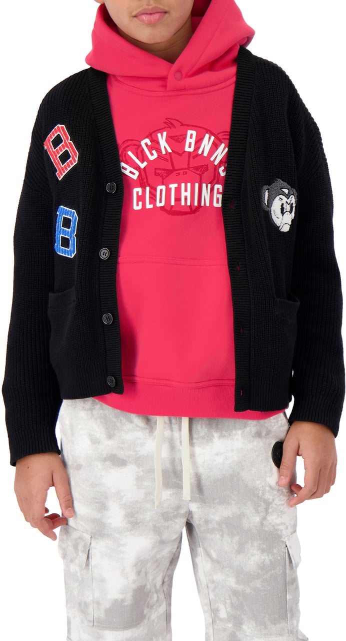 Black Bananas Jr. Convoy Cardigan Zwart