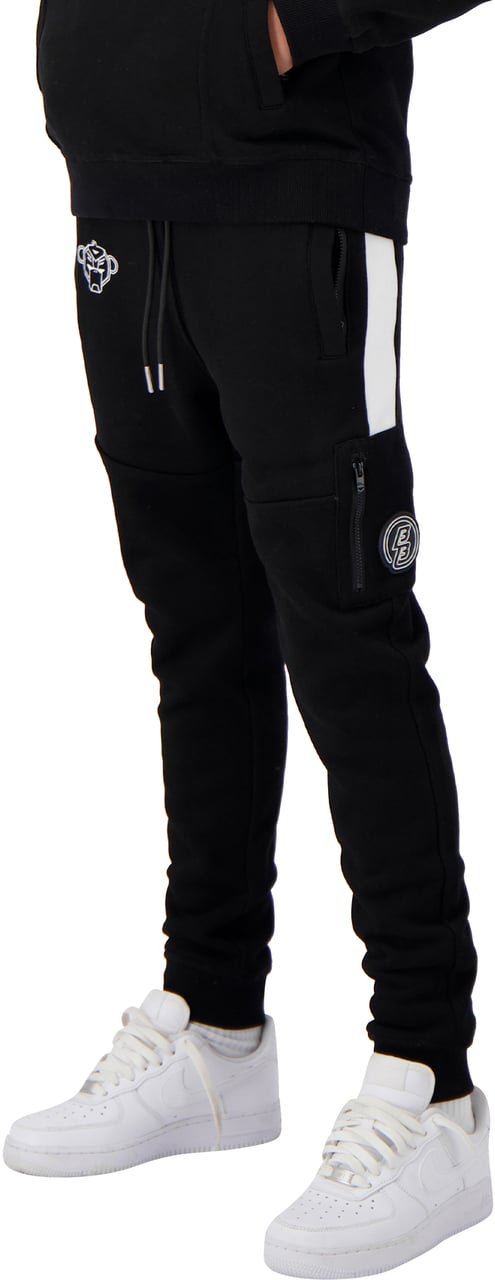 Black Bananas Jr. Stripe Sweatpants Zwart