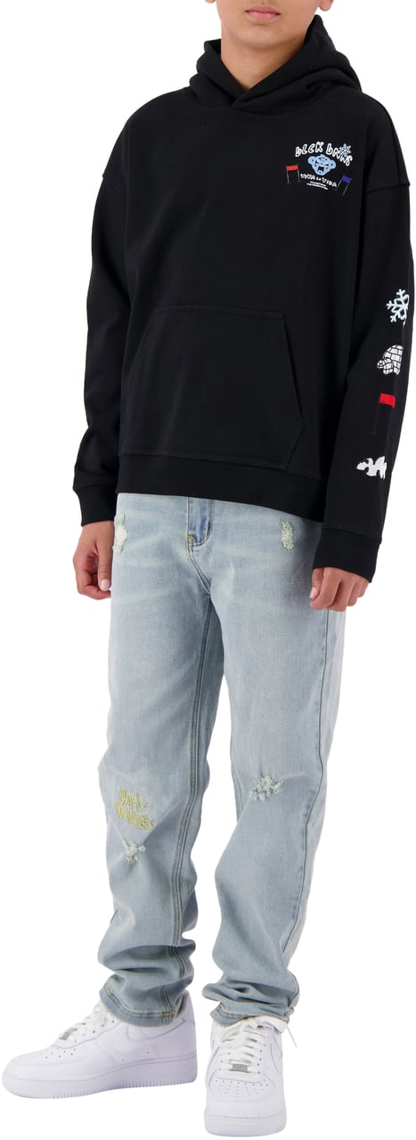 Black Bananas Jr. Graffiti 3d Denim Blauw