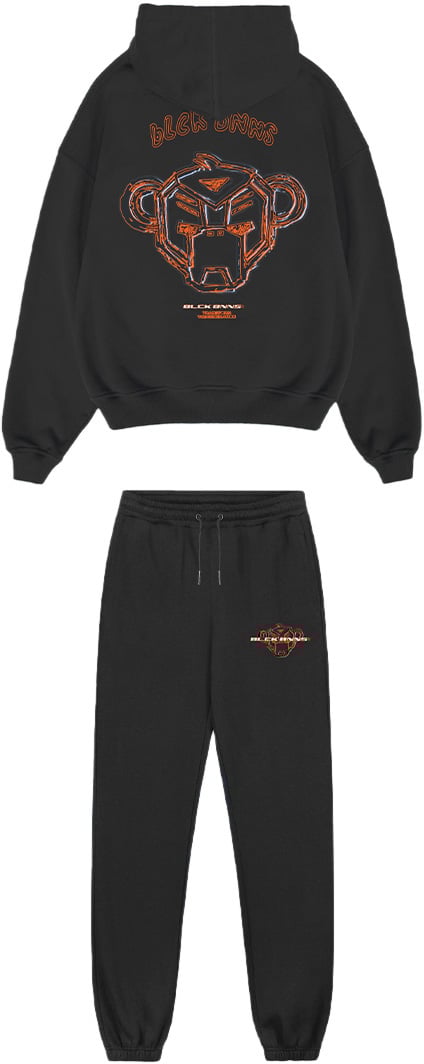 Black Bananas Kids Sketch Sweatsuit Zwart