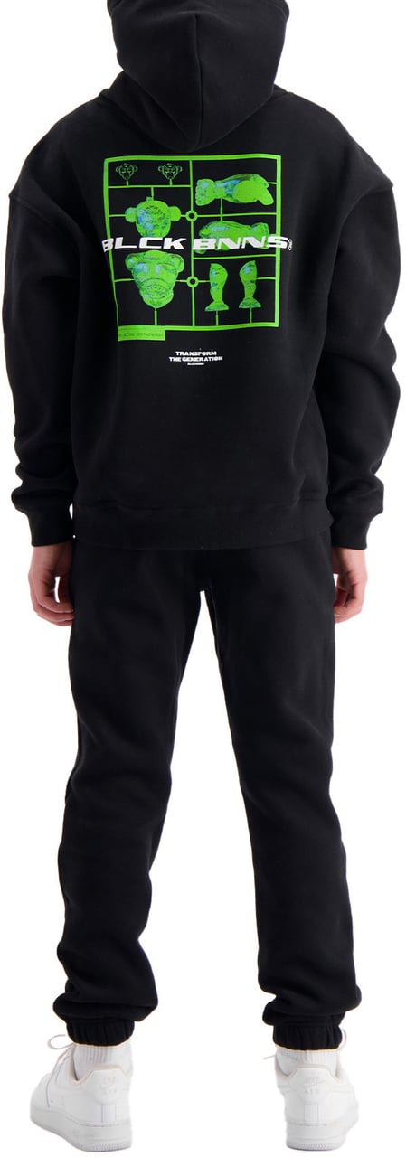 Black Bananas Kids Action Figure Sweatsuit Zwart