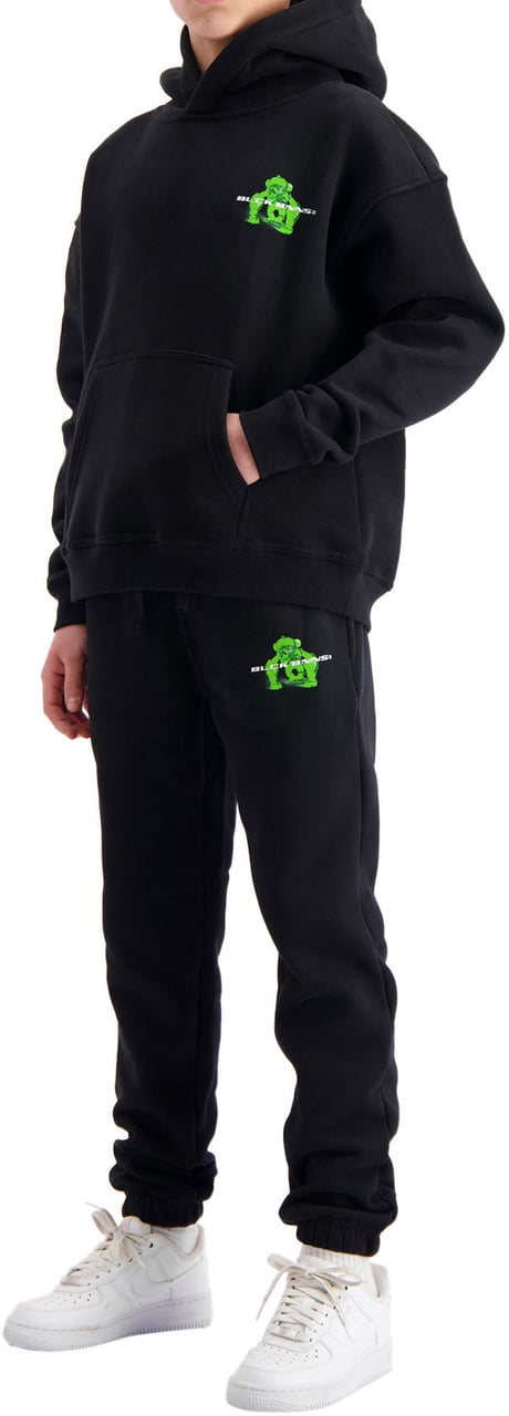 Black Bananas Kids Action Figure Sweatsuit Zwart