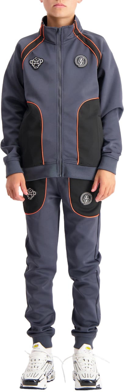 Black Bananas Kids Tear Tracksuit Grijs