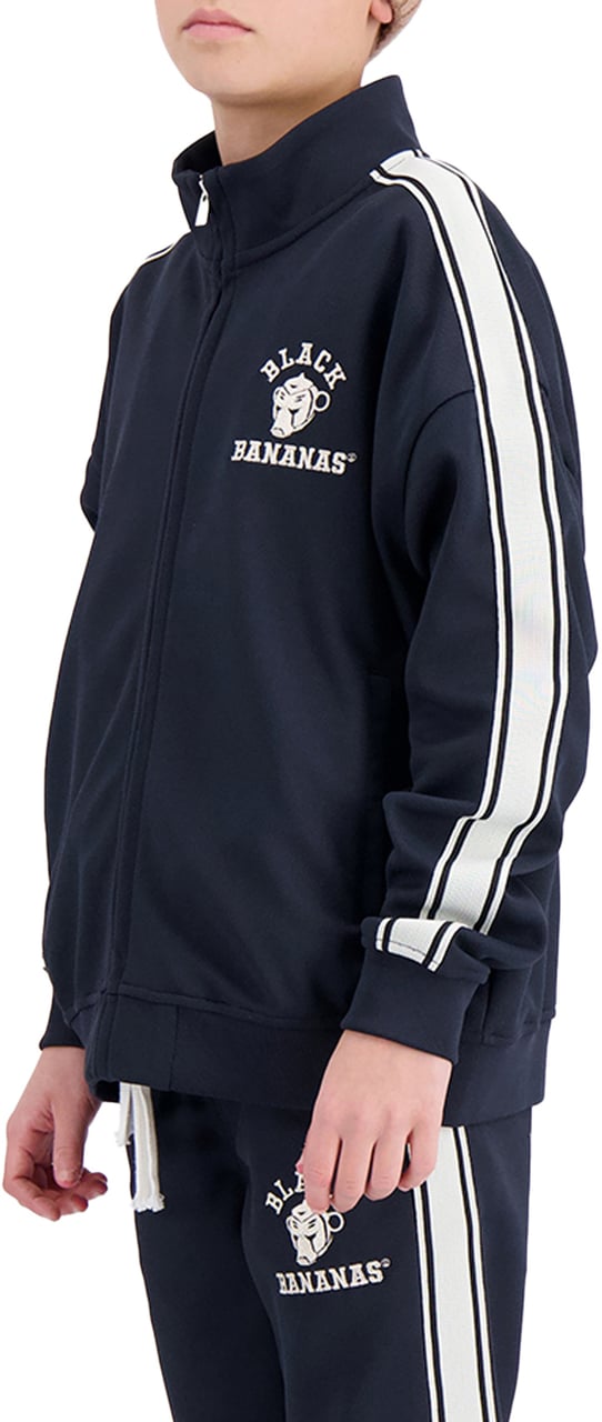Black Bananas Kids Taped Varsity Tracksuit Blauw