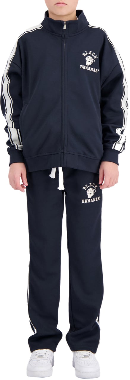 Black Bananas Kids Taped Varsity Tracksuit Blauw