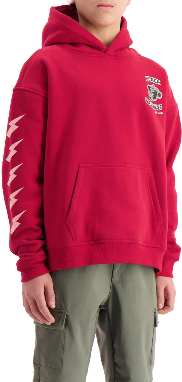 Black Bananas Kids Ko Club Hoodie Rood