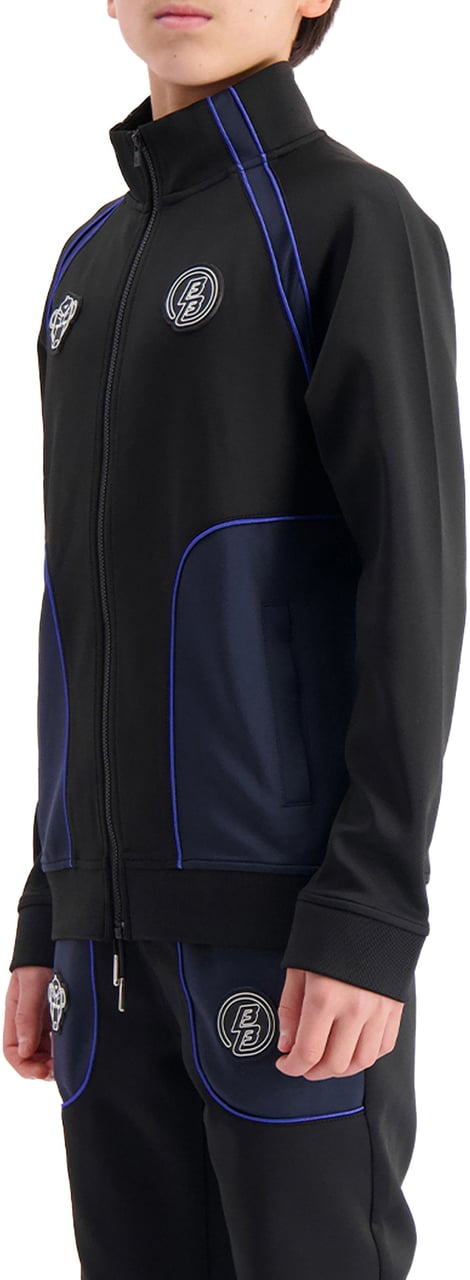 Black Bananas Kids Tear Tracktop Zwart