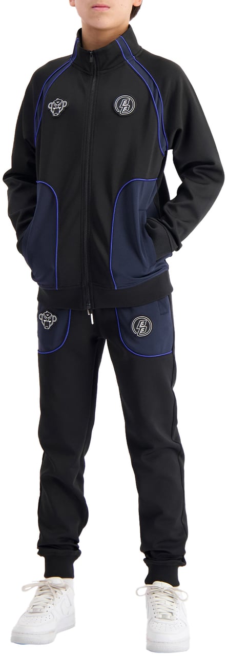 Black Bananas Kids Tear Tracktop Zwart