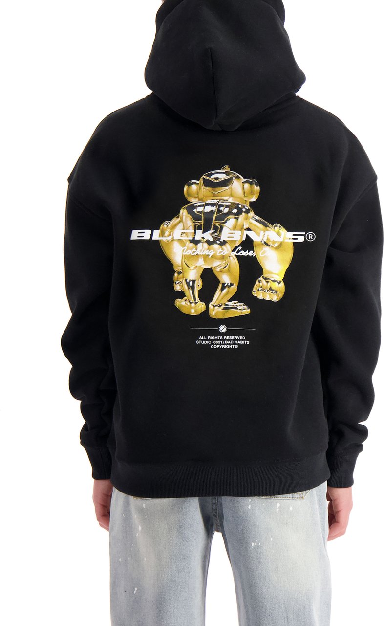 Black Bananas Kids Convoy Karat Hoodie Zwart