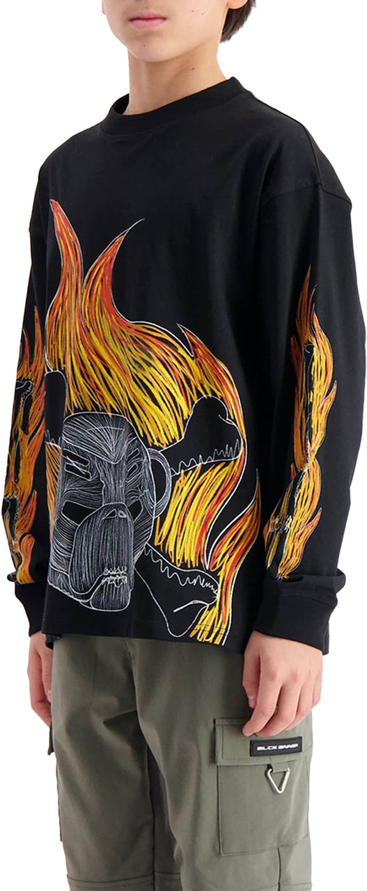 Black Bananas Blaze T-Shirt Zwart
