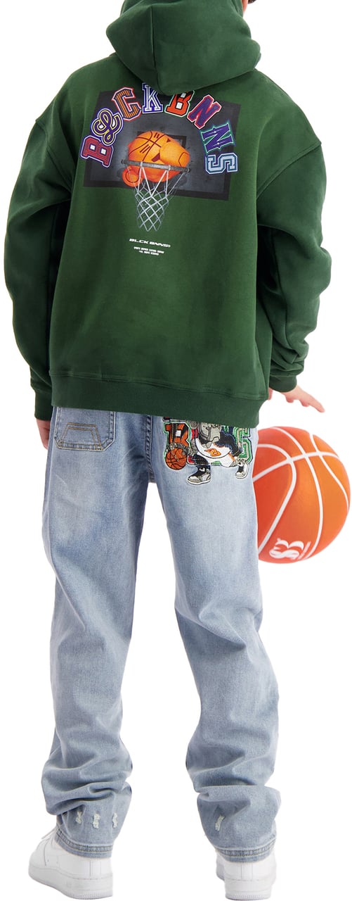 Black Bananas Kids Dunk Hoodie Groen
