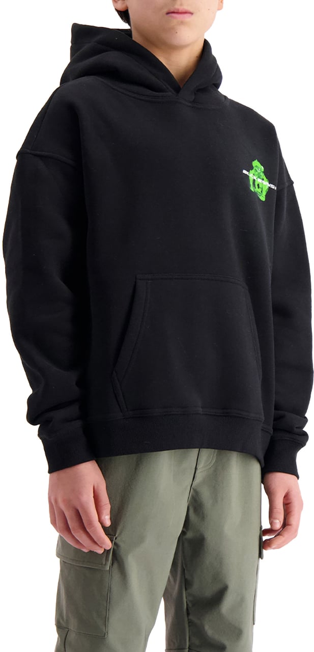 Black Bananas Kids Action Figure Hoodie Zwart