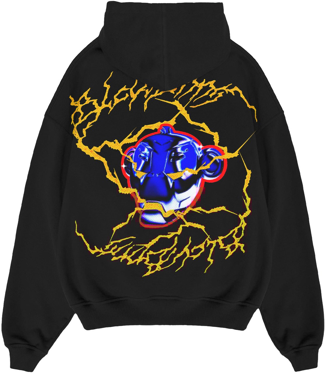 Black Bananas Kids Electro Hoodie Zwart
