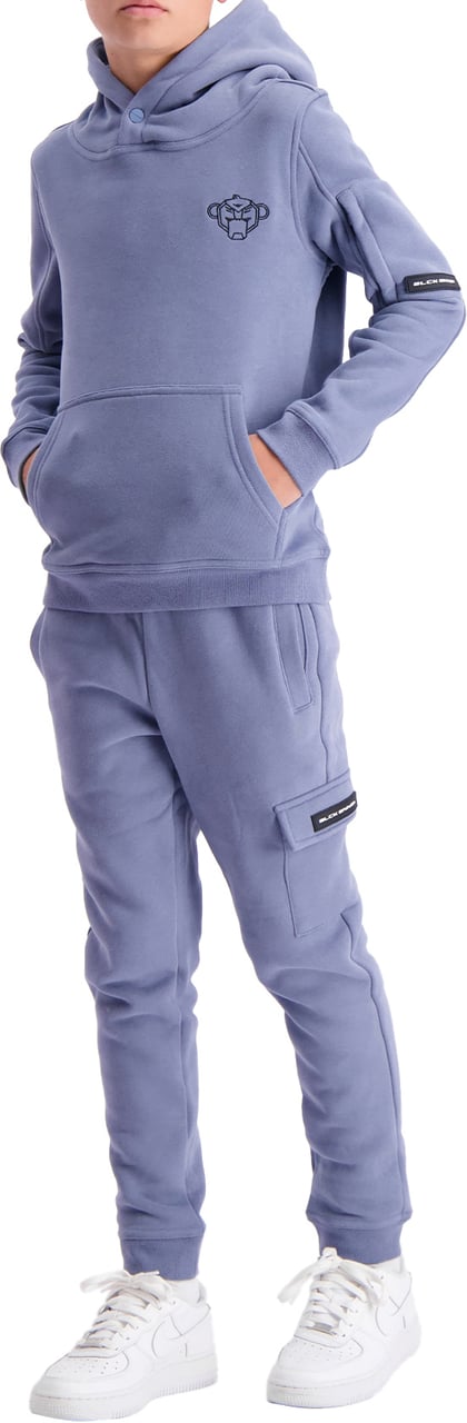 Black Bananas Plate Hoodie Blauw