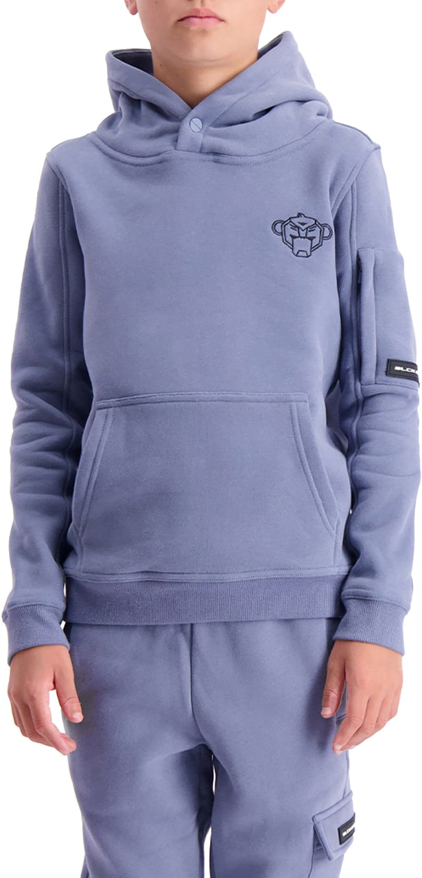 Black Bananas Plate Hoodie Blauw