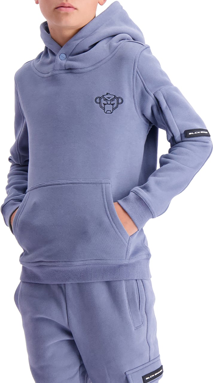Black Bananas Plate Hoodie Blauw