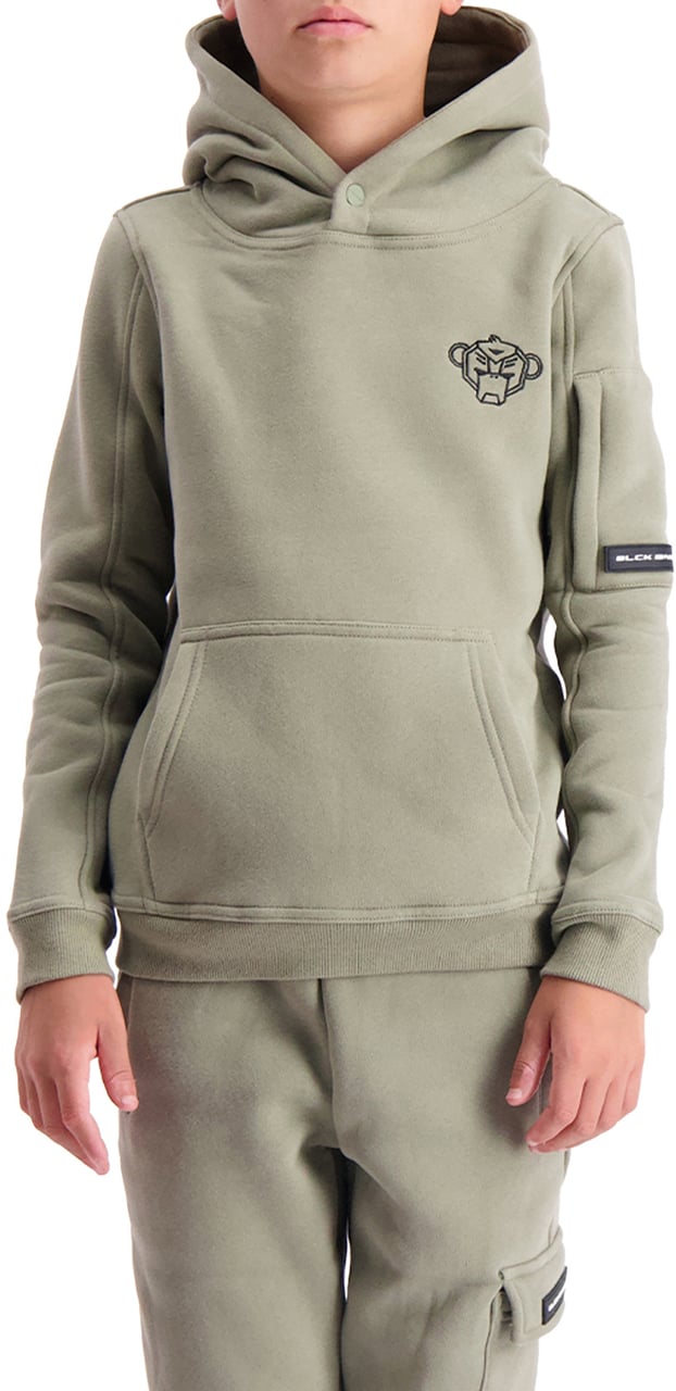 Black Bananas Plate Hoodie Groen