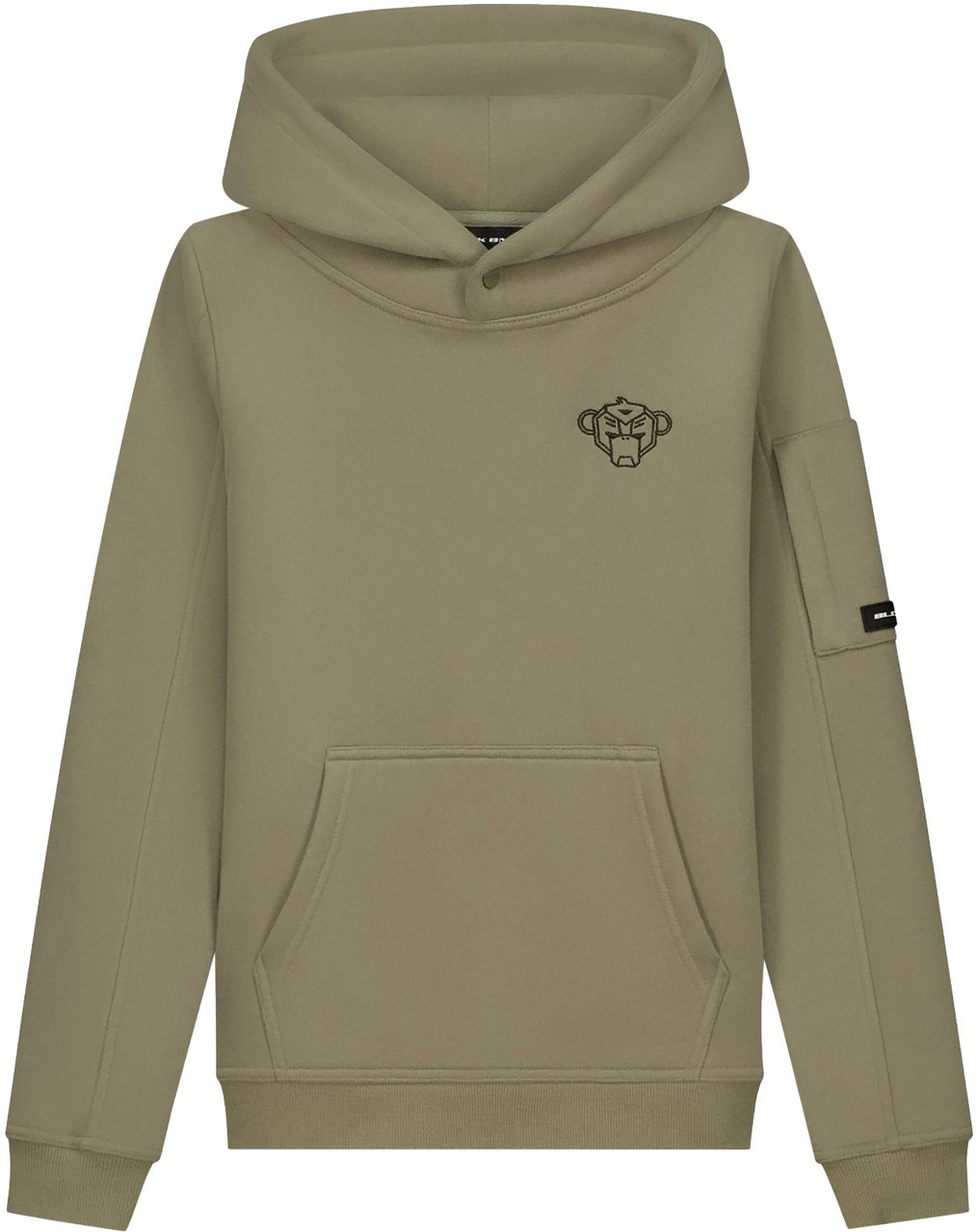 Black Bananas Plate Hoodie Groen