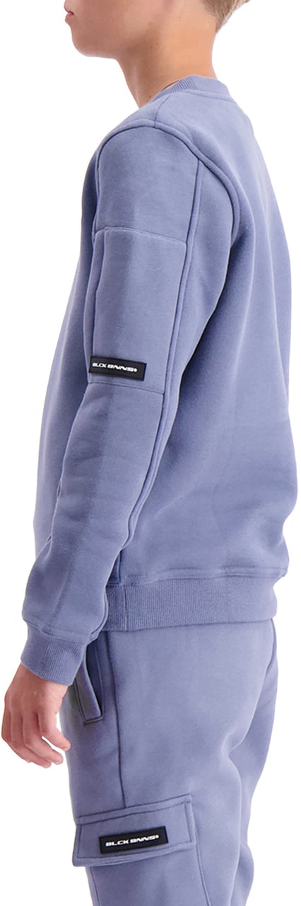 Black Bananas Kids Plate Sweater Blauw