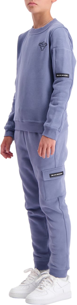 Black Bananas Kids Plate Sweater Blauw