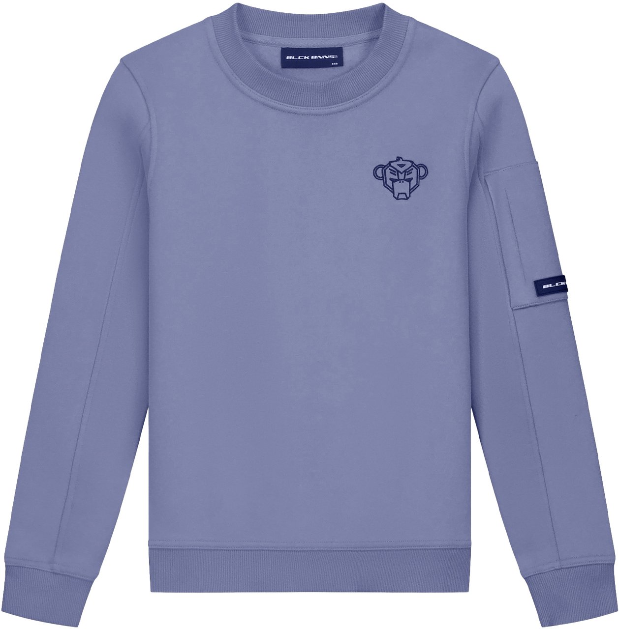 Black Bananas Kids Plate Sweater Blauw