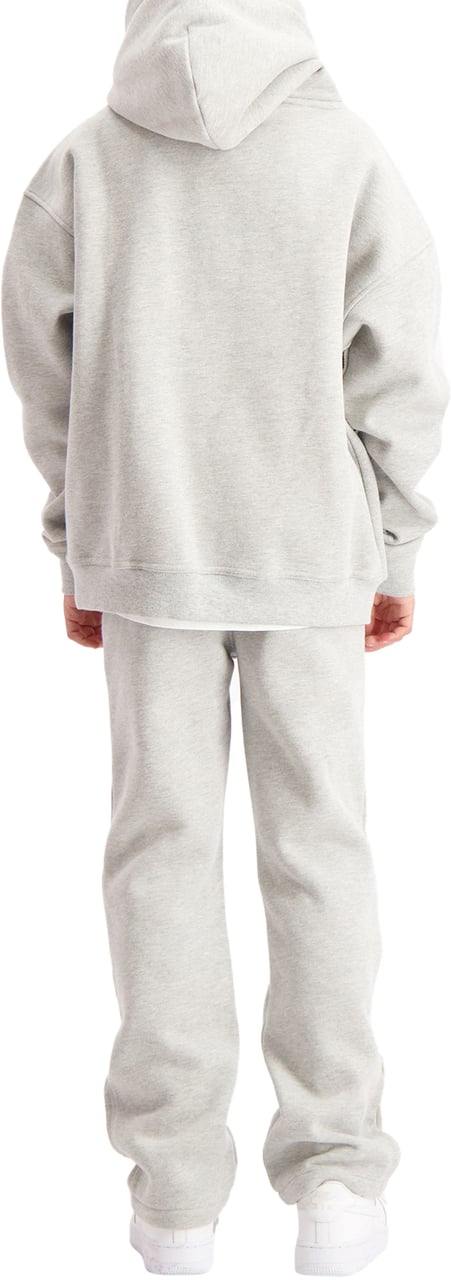 Black Bananas Kids Ripped Monogram Hoodie Grijs