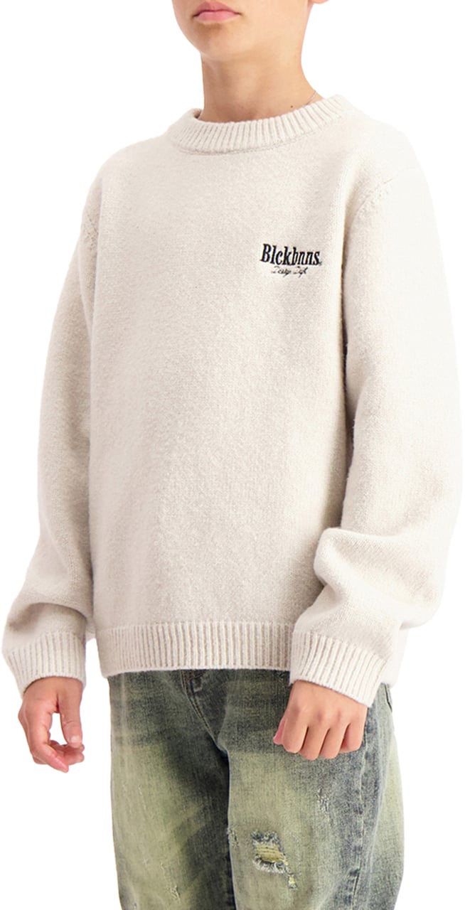 Black Bananas Kids Knitted Sweater Beige