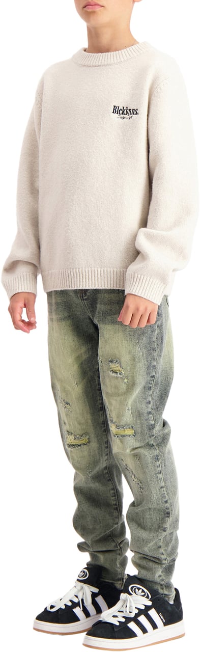 Black Bananas Kids Knitted Sweater Beige