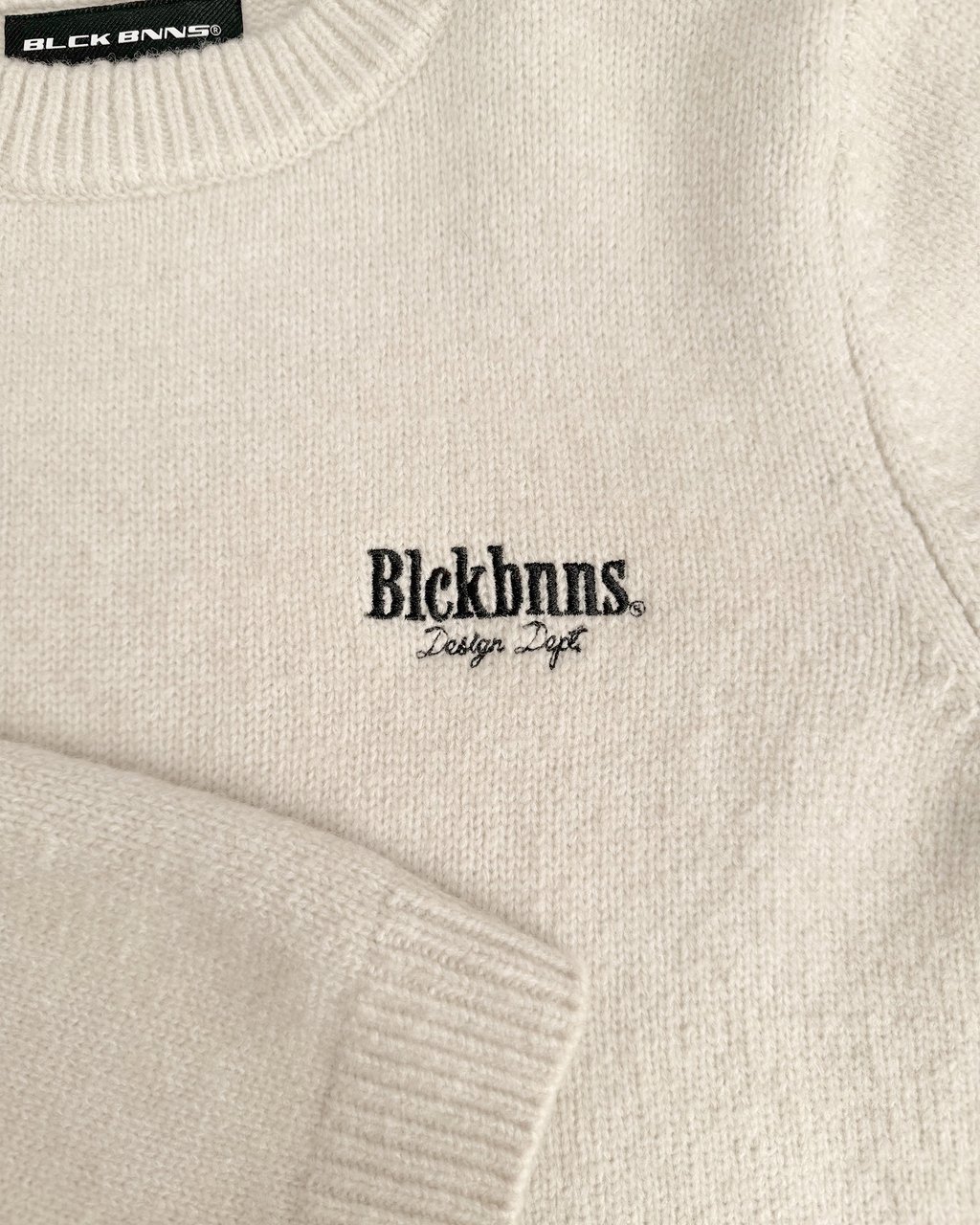Black Bananas Kids Knitted Sweater Beige