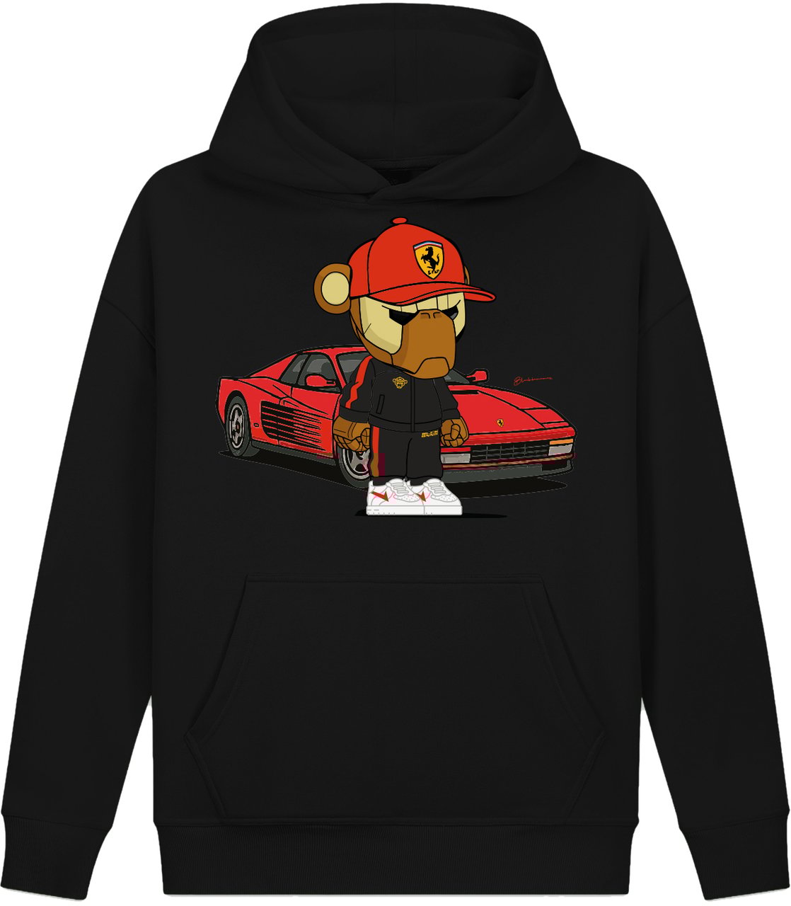 Black Bananas Kids Febbari Hoodie Zwart