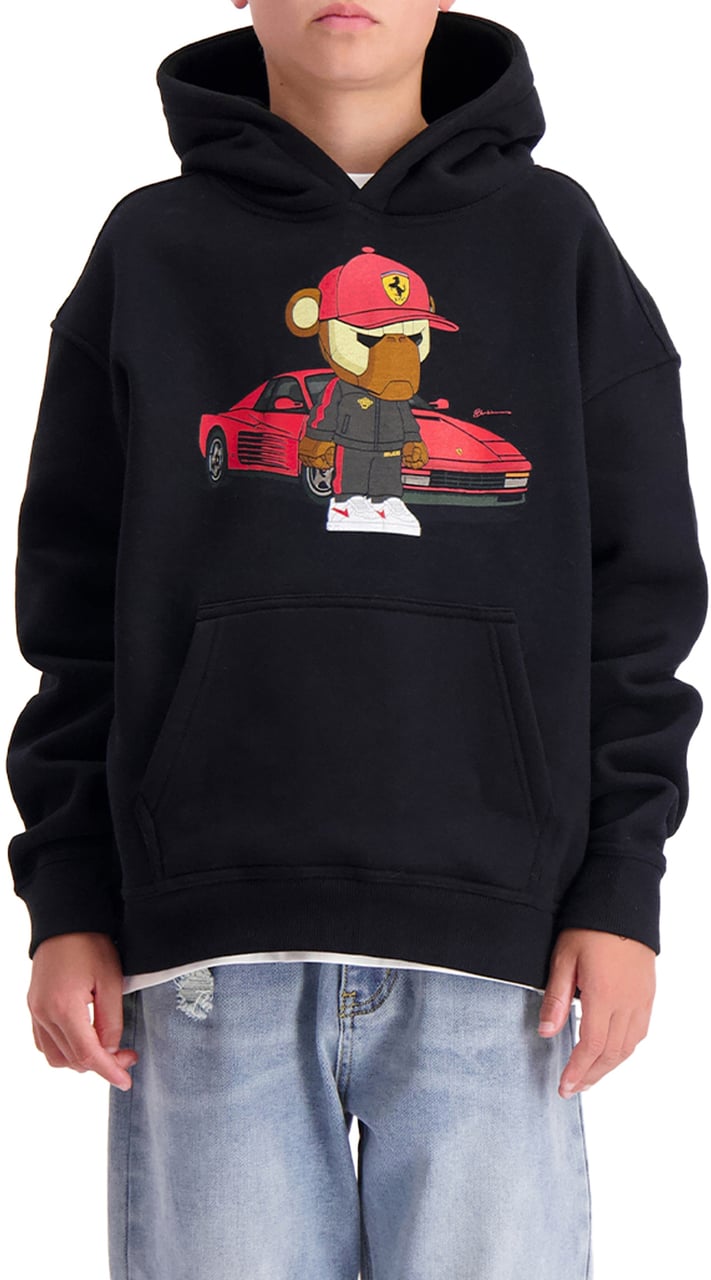 Black Bananas Kids Febbari Hoodie Zwart
