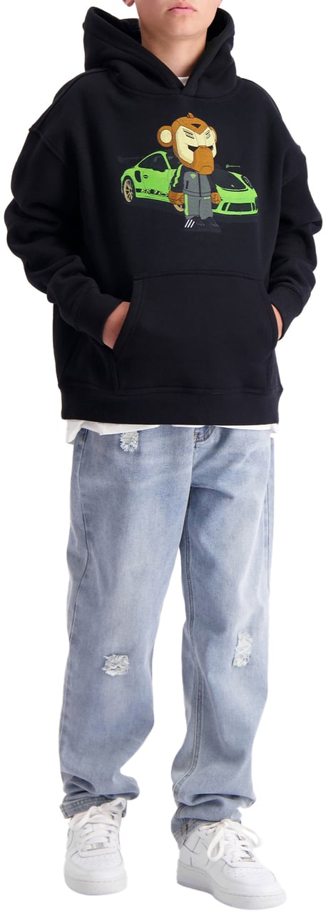 Black Bananas Kids Bb3 Rs Hoodie Zwart