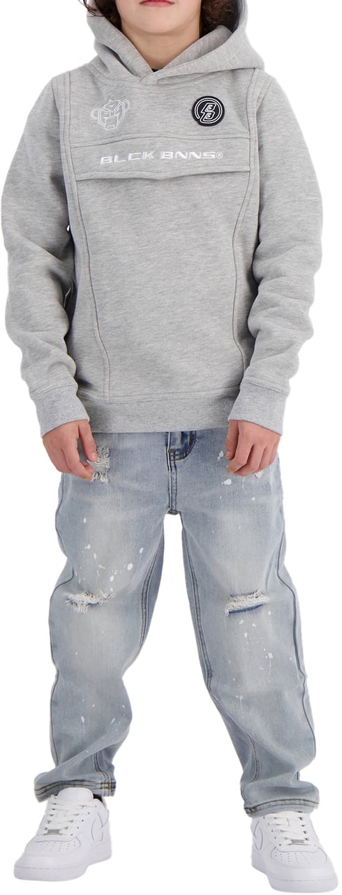 Black Bananas Kids Anorak Hoodie Grijs