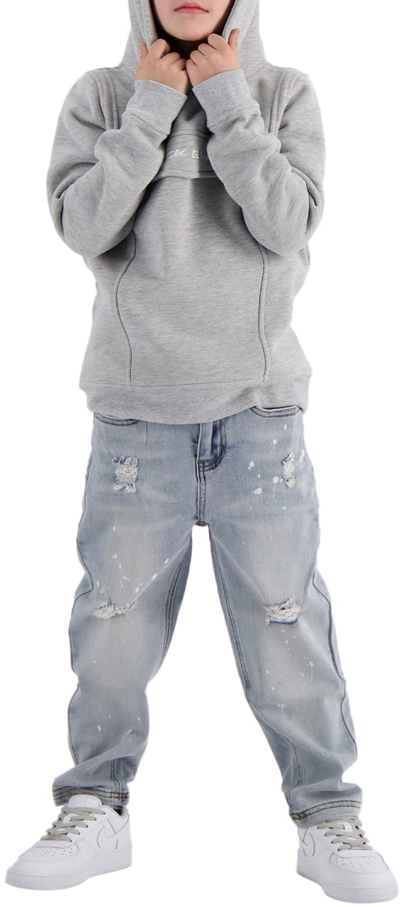 Black Bananas Kids Anorak Hoodie Grijs