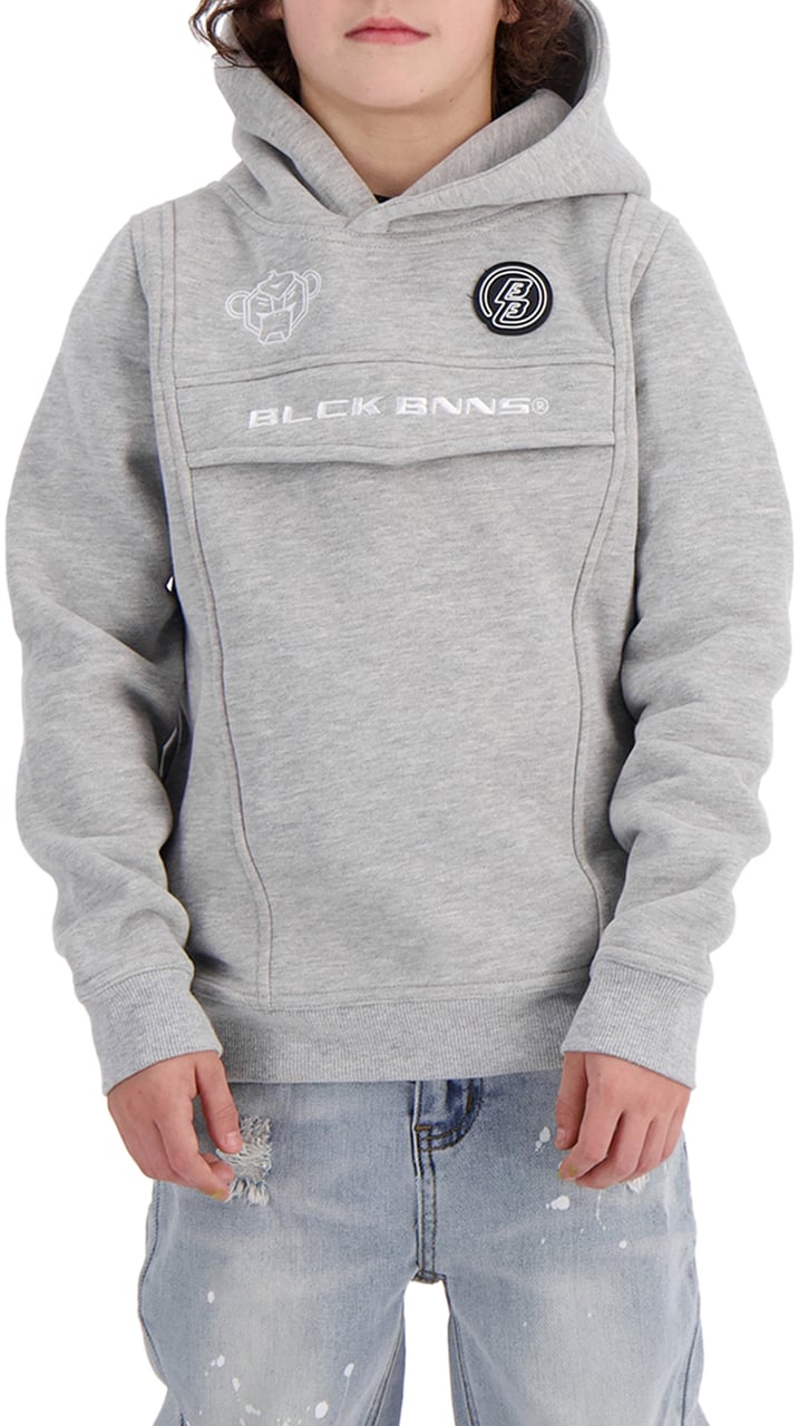 Black Bananas Kids Anorak Hoodie Grijs