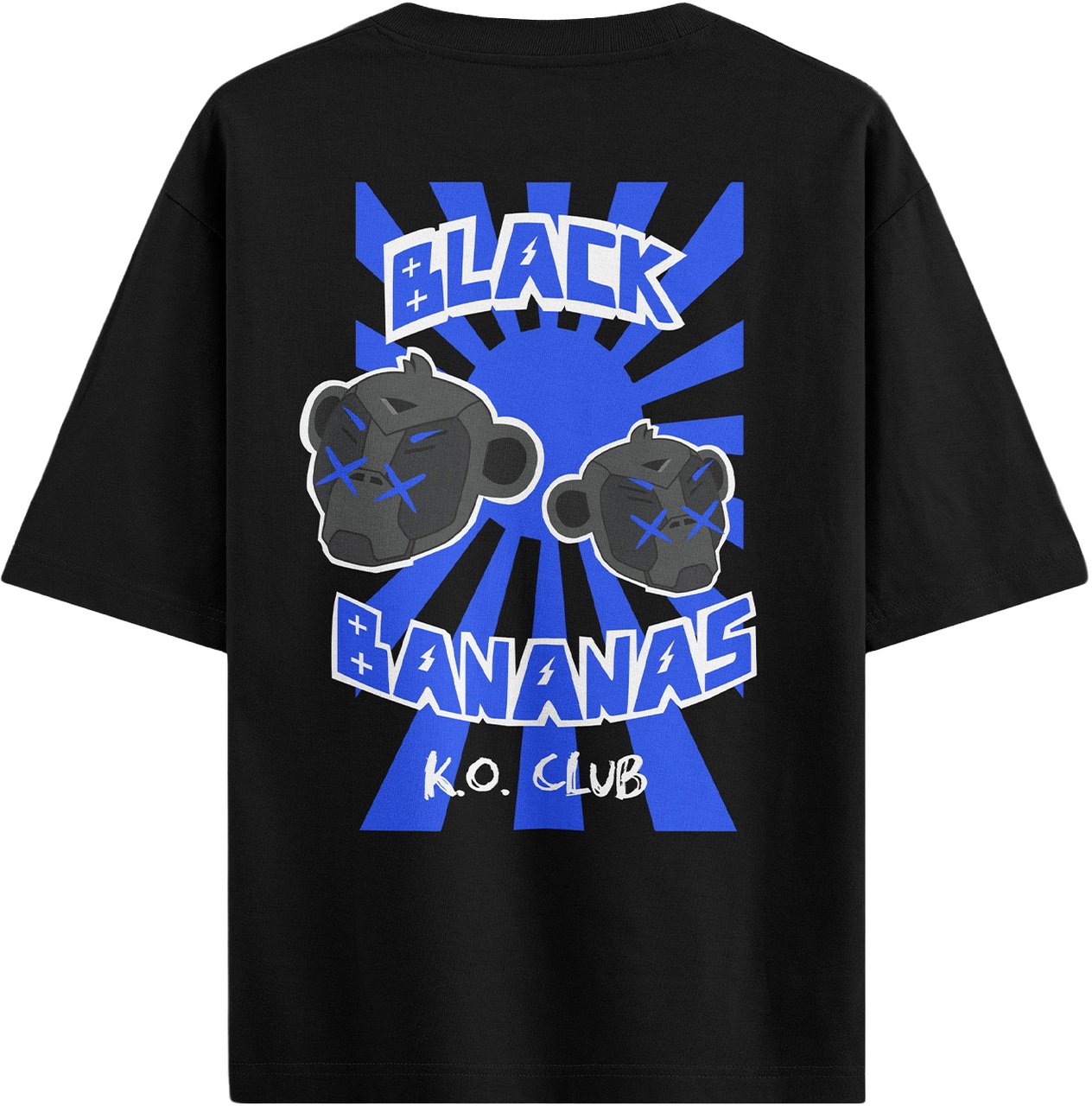 Black Bananas Kids Ko Club T-shirt Zwart