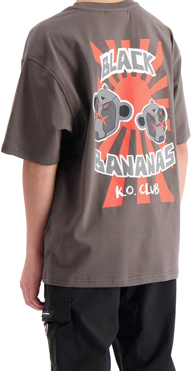 Black Bananas Kids Ko Club T-shirt Grijs