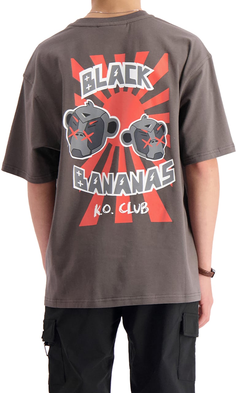 Black Bananas Kids Ko Club T-shirt Grijs