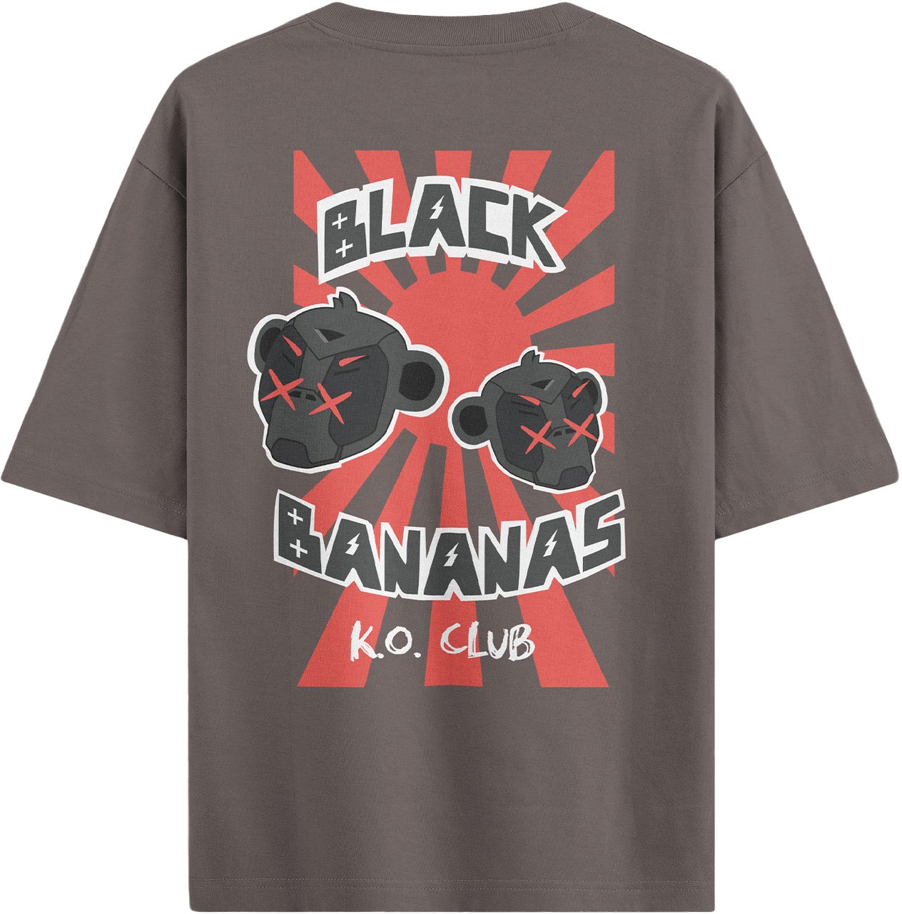 Black Bananas Kids Ko Club T-shirt Grijs